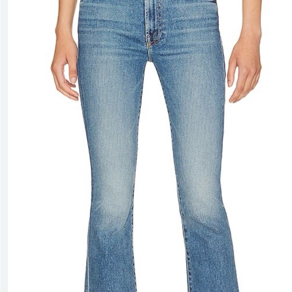 MOTHER Light Blue Flare Jeans